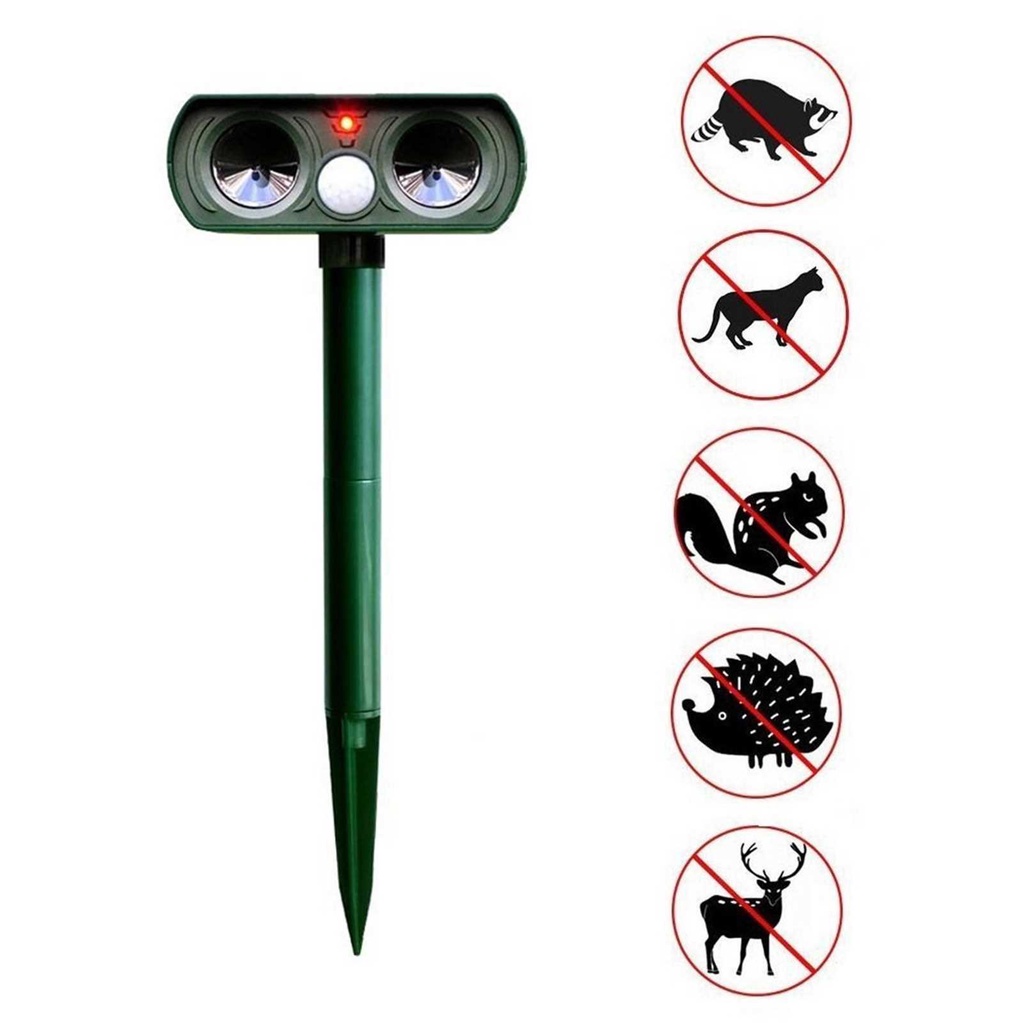 Ultrasonic Animal Repeller with Motion Sensor Solar Powered Outdoor Pest  Repellent Waterproof Garden Repellers for Mice | Shopee Malaysia