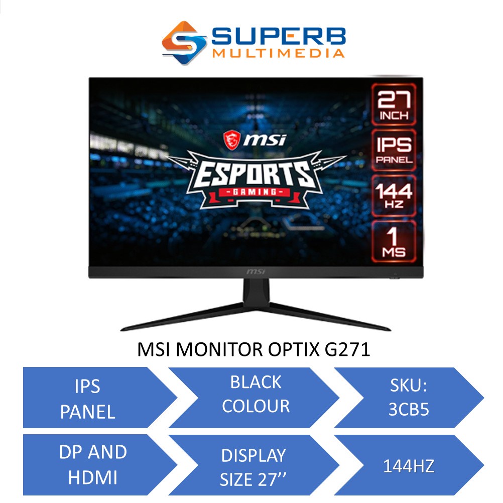 MSI Optix G271 Gaming Monitor | Shopee Malaysia