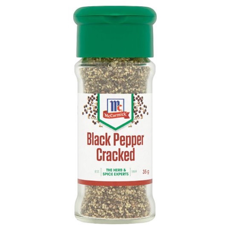 McCormick Herb & Spices Black Pepper Cracked (35g)(Exp5/3/2025