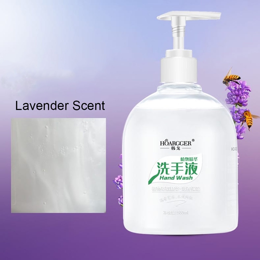 HOARGGER 500ml Clean Gentle Antibacterial Liquid Hand Wash – Lemon / Lavender Pencuci Tangan Antibakteria 洗手液