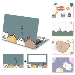 DIY Cute Cartoon Cover Laptop Skin Laptop Sticker 12/13/14/15/17 inch Laptop for Macbook Dell HP Acer Asus