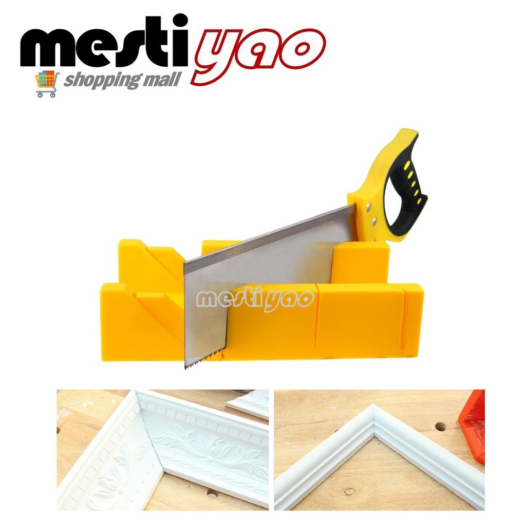 300mm 12” Mitre Box Hand Saw Multiple Angle Camping Saw Storage Box Set
