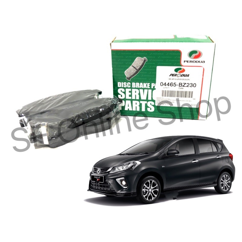 Perodua Myvi New 1.5cc 2018-2022 Myvi Gen3 Front Disc Brake Pads (04465 ...