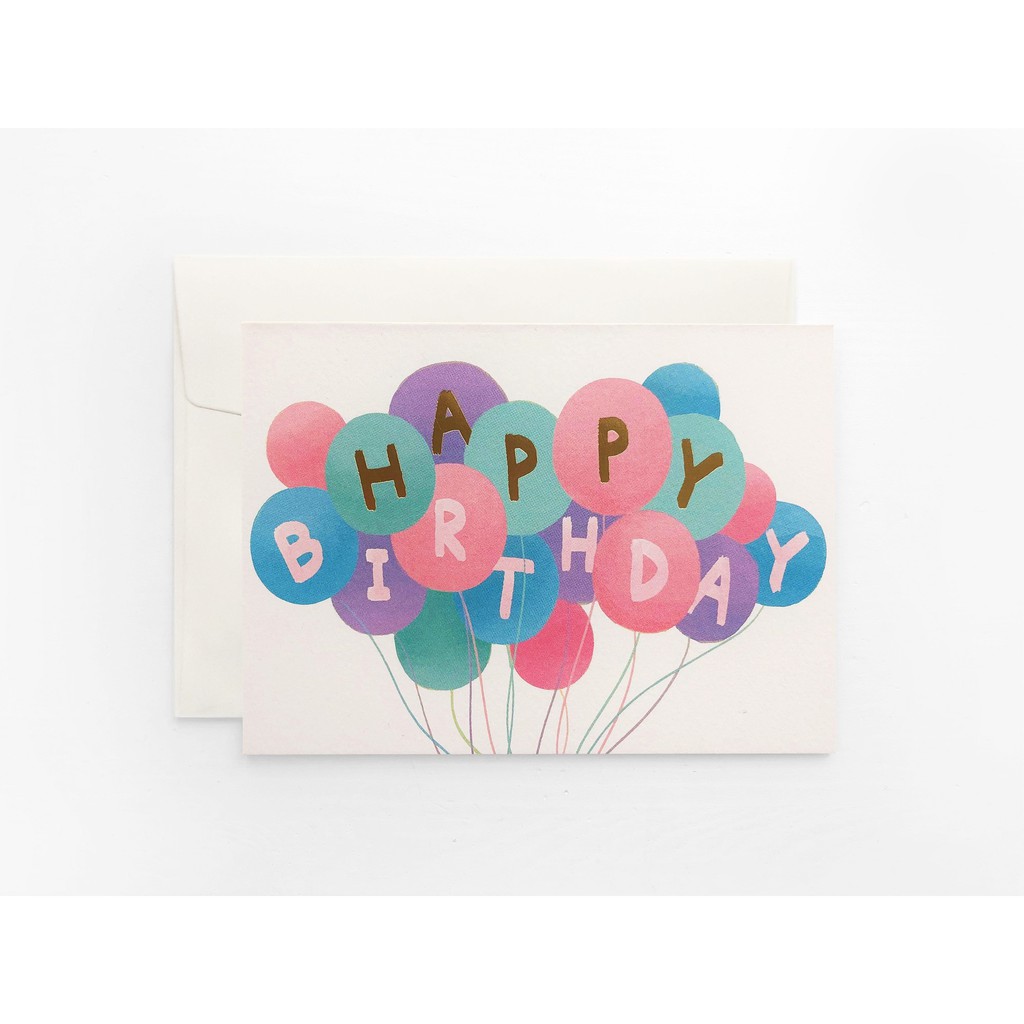 Happy Birthday Greeting Card, Wish Card Birthday, Kad Hari Jadi, Kad ...