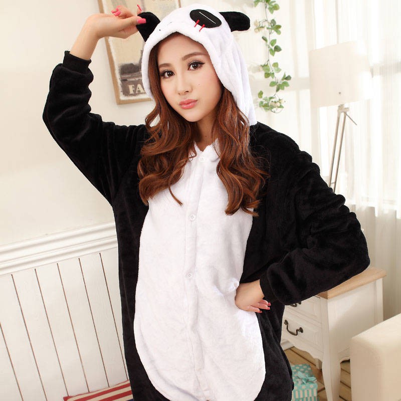 Baju Tidur Pyjamas Piyama Haiwan Kartun Pikachu Dinosaurus Lelaki Dan Wanita Piyama Sehelai Musim Gugur Dan Musim Sejuk Flanel Pakaian Induk Anak Pakaian Dalam Rumah Shopee Malaysia
