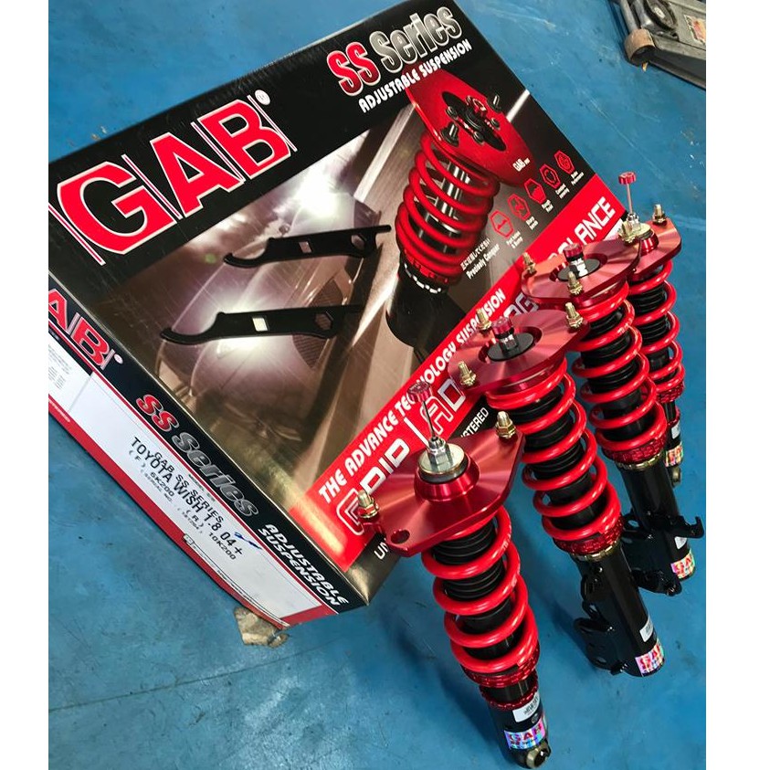 Toyota Wish Zne10g 1 8 2wd 2003 Gab Ss Series Fully Adjustable Suspension Coilover Shopee Malaysia