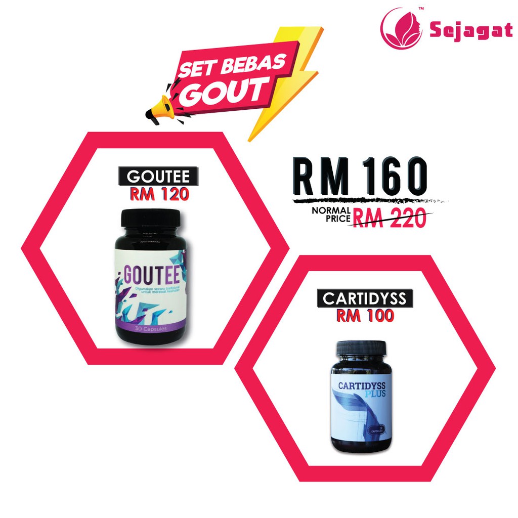 SET BEBAS GOUT (READY STOK)  Shopee Malaysia