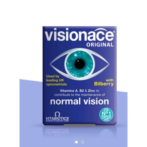 Visionace Max Normal Eye Vision Eye Care Cellglo Rabun Clear Vision Original Uk Vitabiotics Shopee Malaysia