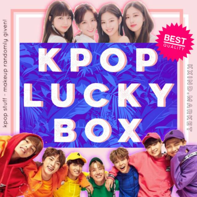 Kpop Lucky Box By Kxind Market Bts Blackpink Exo Twice Got7 Red Velvet Seventeen Gidle Album Kpop Shopee Malaysia