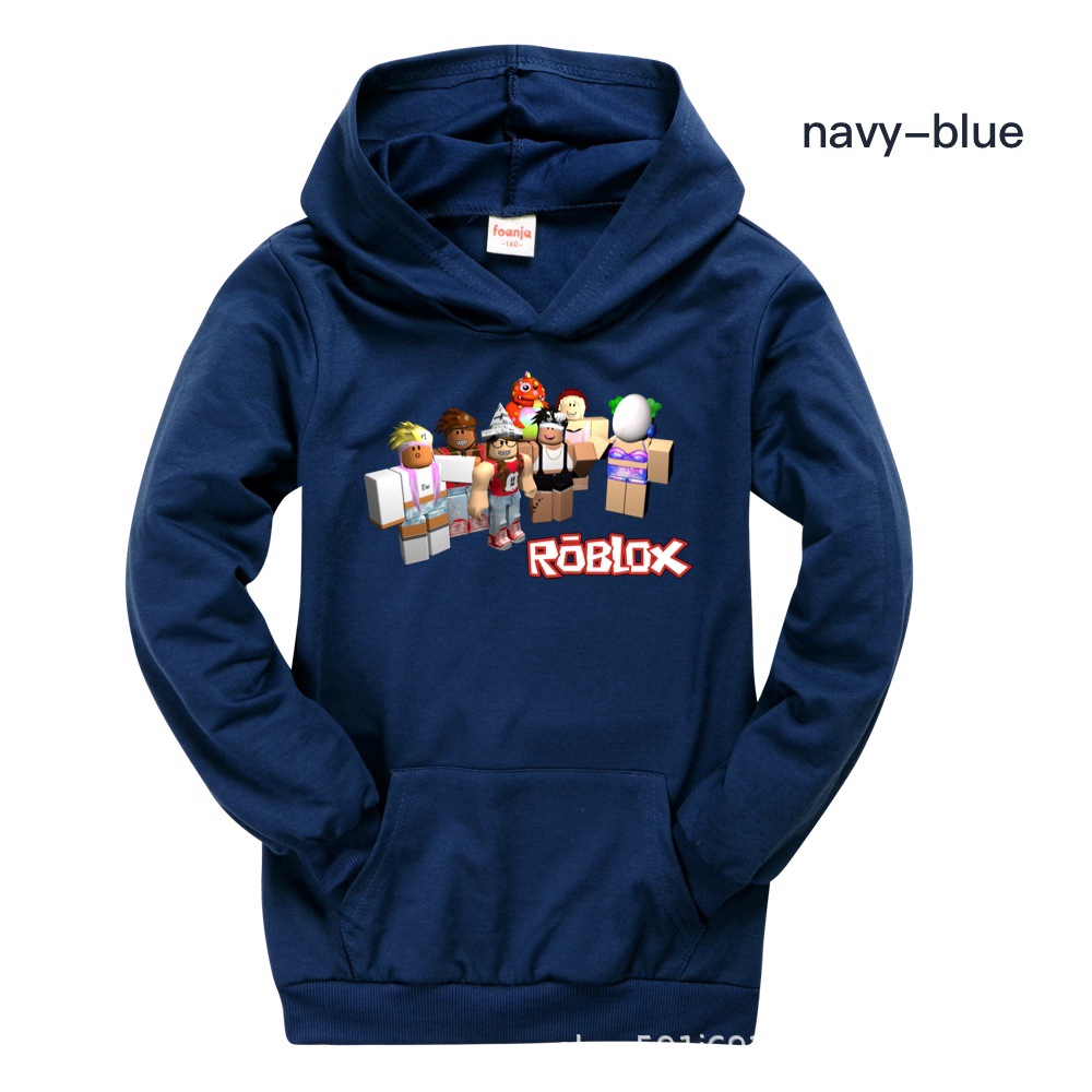 Roblox Fashion Kids Unisex Boys And Girls Hoodies With Pocket Long Sleeve Pullover Hoodiess For Boys And Girls Cute Lovely Cartoon Sweatshirt For 7 9 11years Kids Shopee Malaysia - hoodies teen kids girl boy roblox print cartoon sweatshirt pocket pullover hoodie for cartoon 120cm amazon co uk clothing