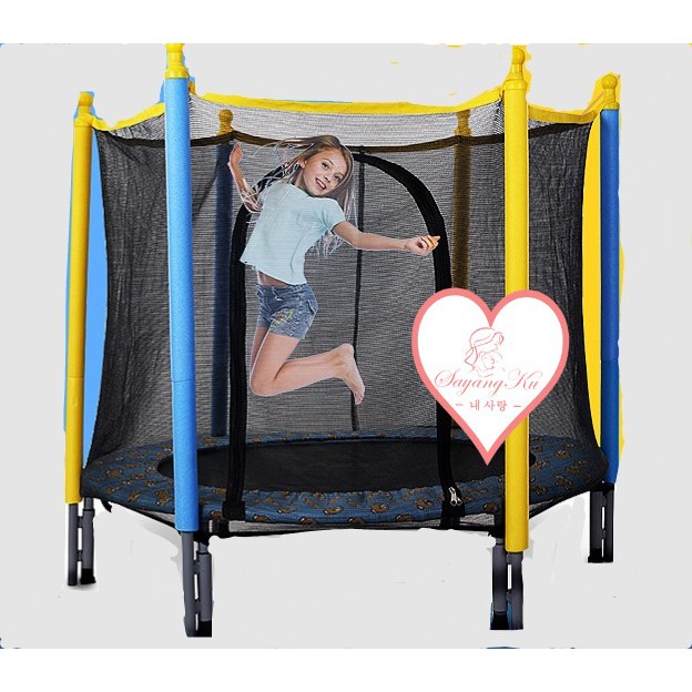 toddler trampoline with net