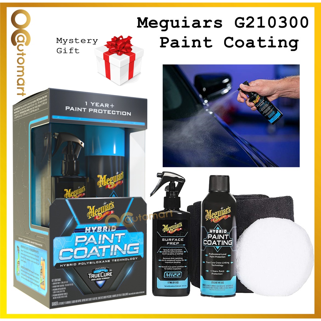 ( Free Gift ) Meguiars G210300 Hybrid Paint Coating Kit Meguiar's Spray ...
