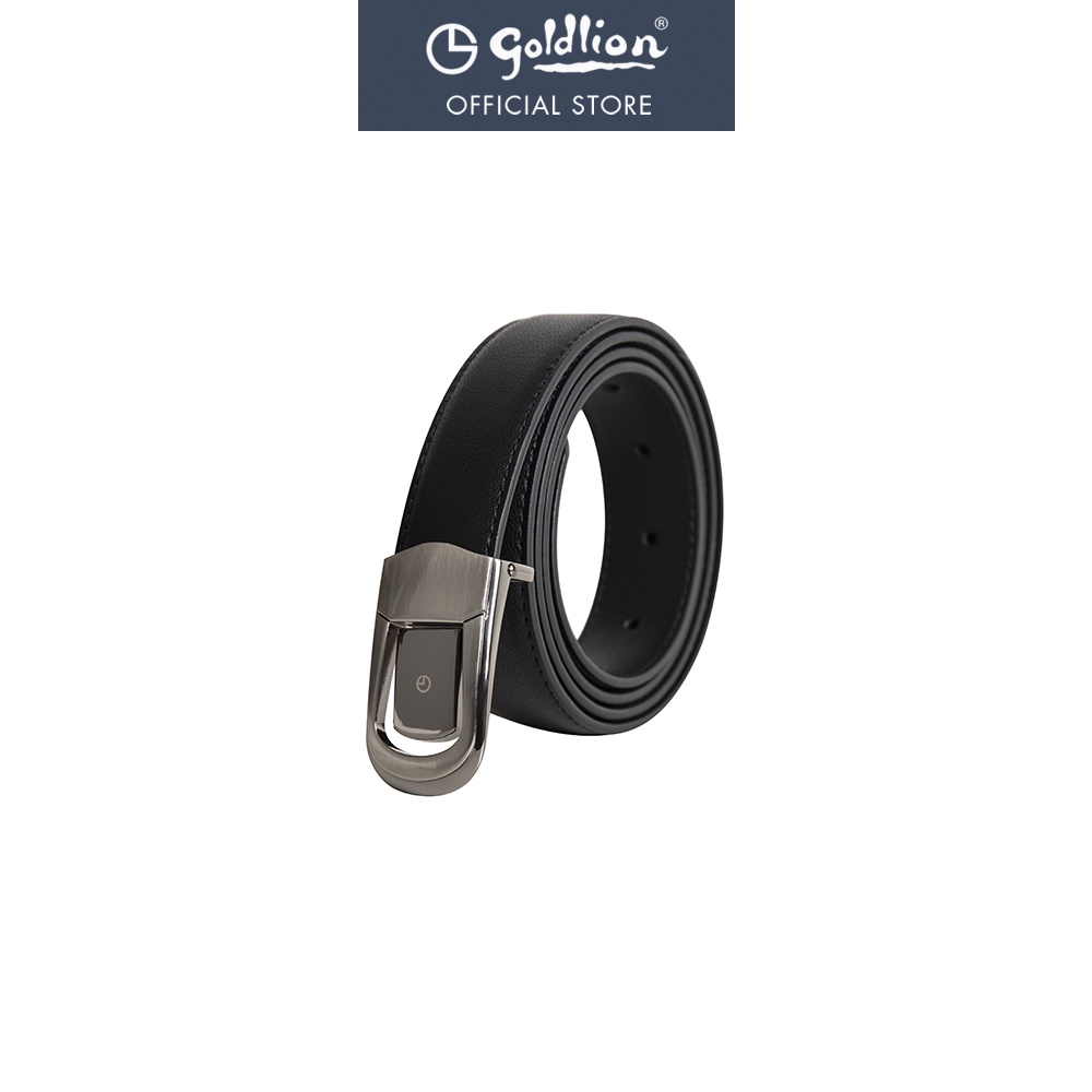 Goldlion Men Genuine Leather Plate Belt - Black (OBB014SL23N-99 ...