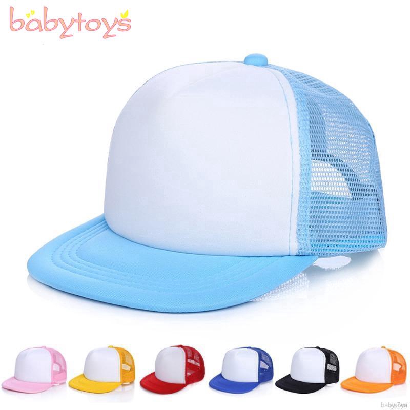 Kids Baby Boy Girls Baseball Cap Hip Hop Snapback Adjustable Hat - summer visor roblox