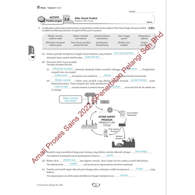 Amali Proses Sains Tingkatan 1 2 3 4 5 Kssm Dwibahasa Science Penerbitan Pelangi Buku Aktivity 2021 Shopee Malaysia