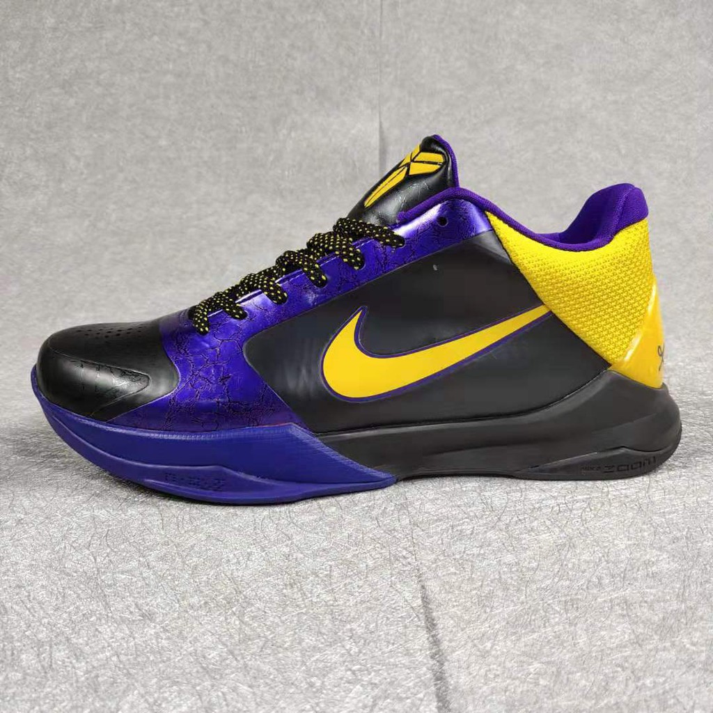 kobe 5 black and yellow