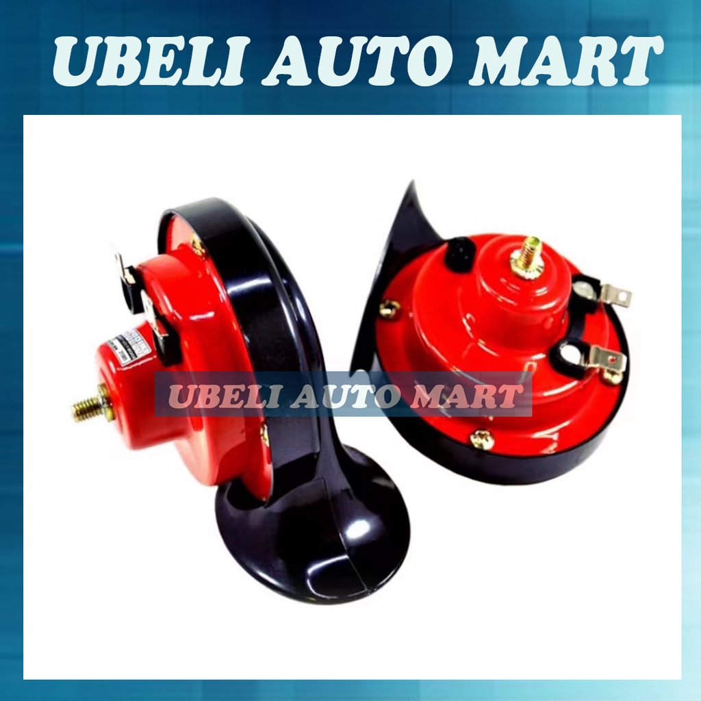 Car Horn Hon Kereta Siput Kuat BM Snail Horn 12V 2Pcs 120DB Persona Saga BLM FLX Wira Waja Myvi Viva Axia Bezza X70