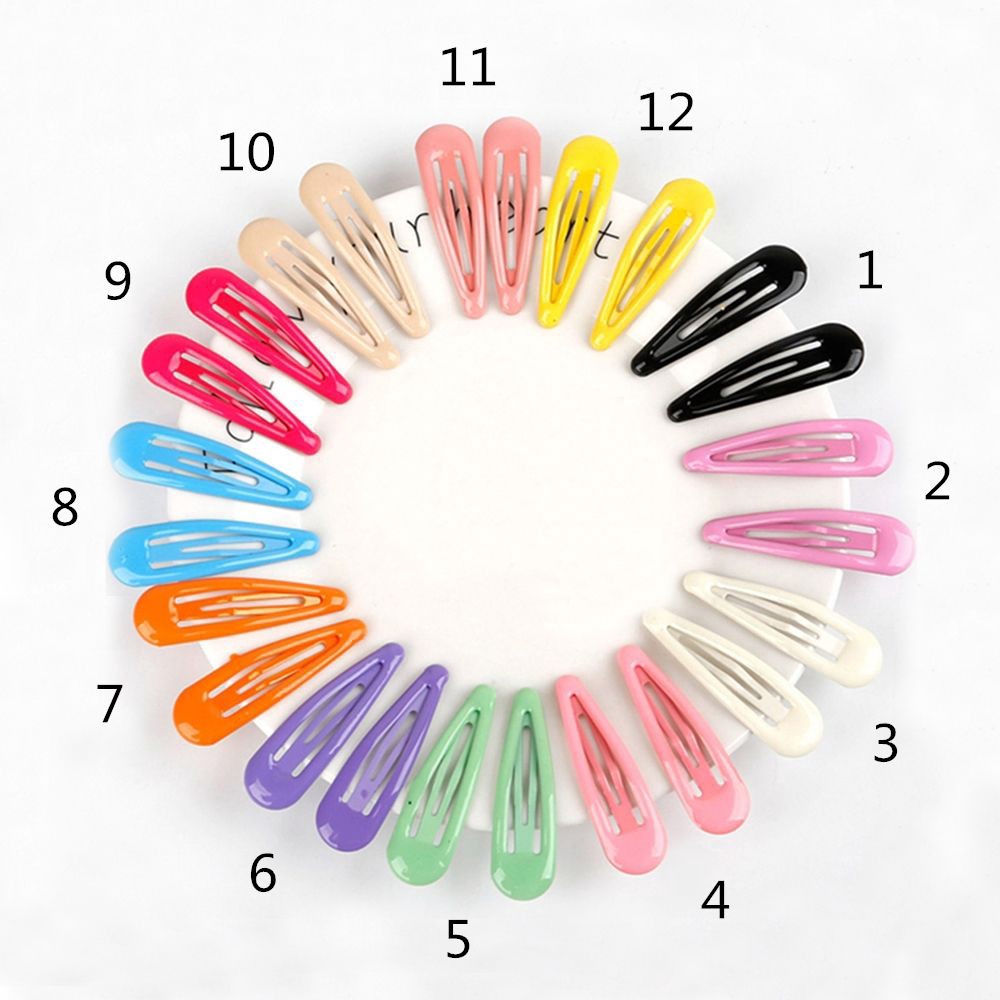 24 Pcs Set Girls Hair Clips Hair Accessories Fashion Kids