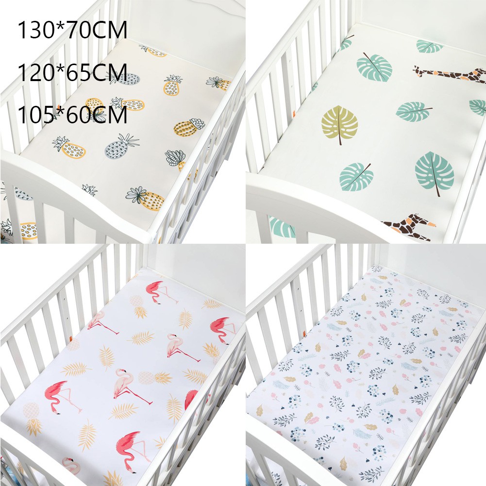 Baby Crib Fitted Sheet Cotton Baby Bed Mattress Cover Bedding For