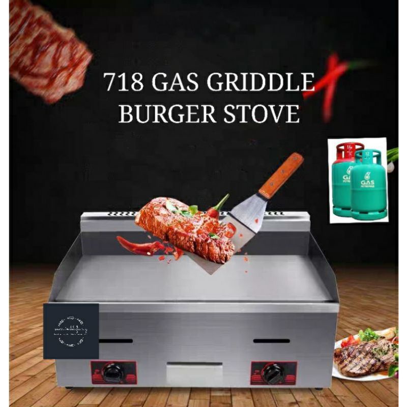 718 griddle gas dapur burger gridder stove nonstick machine octopus grill beef