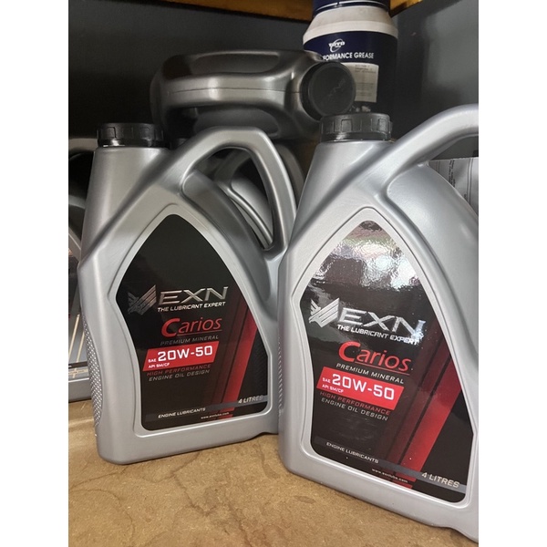 [ READY STOCK ] EXN PREMIUM MINERAL 20W50 4Litres High Performance