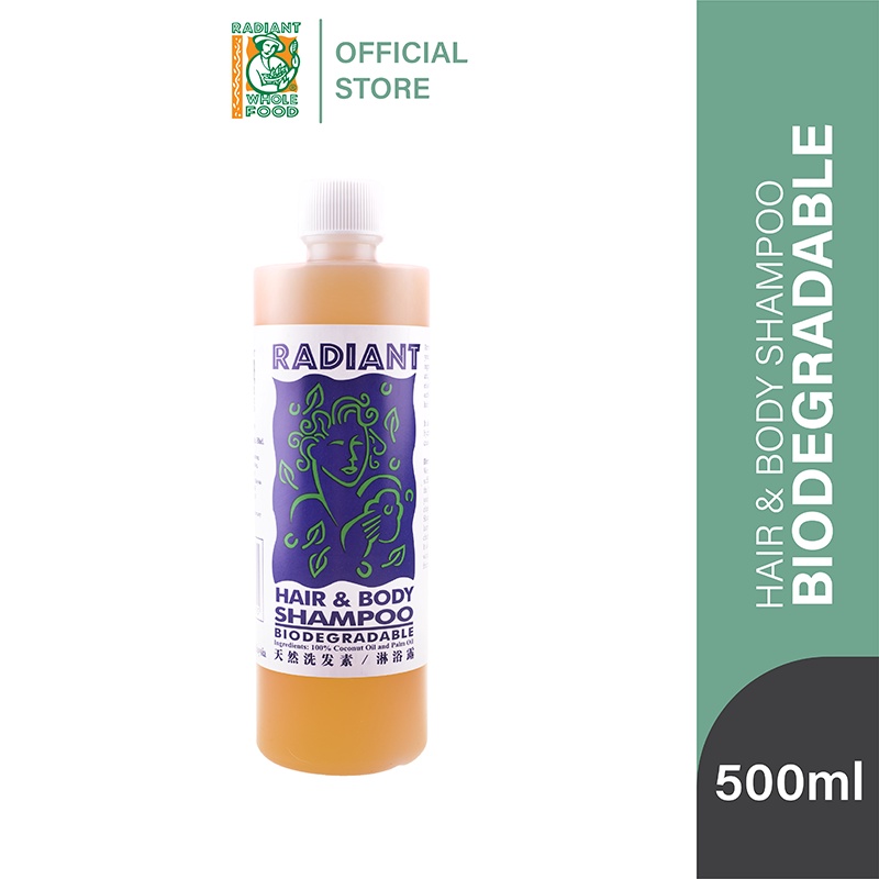 Radiant Hair & Body Shampoo Biodegradable (500ml) Shopee Malaysia