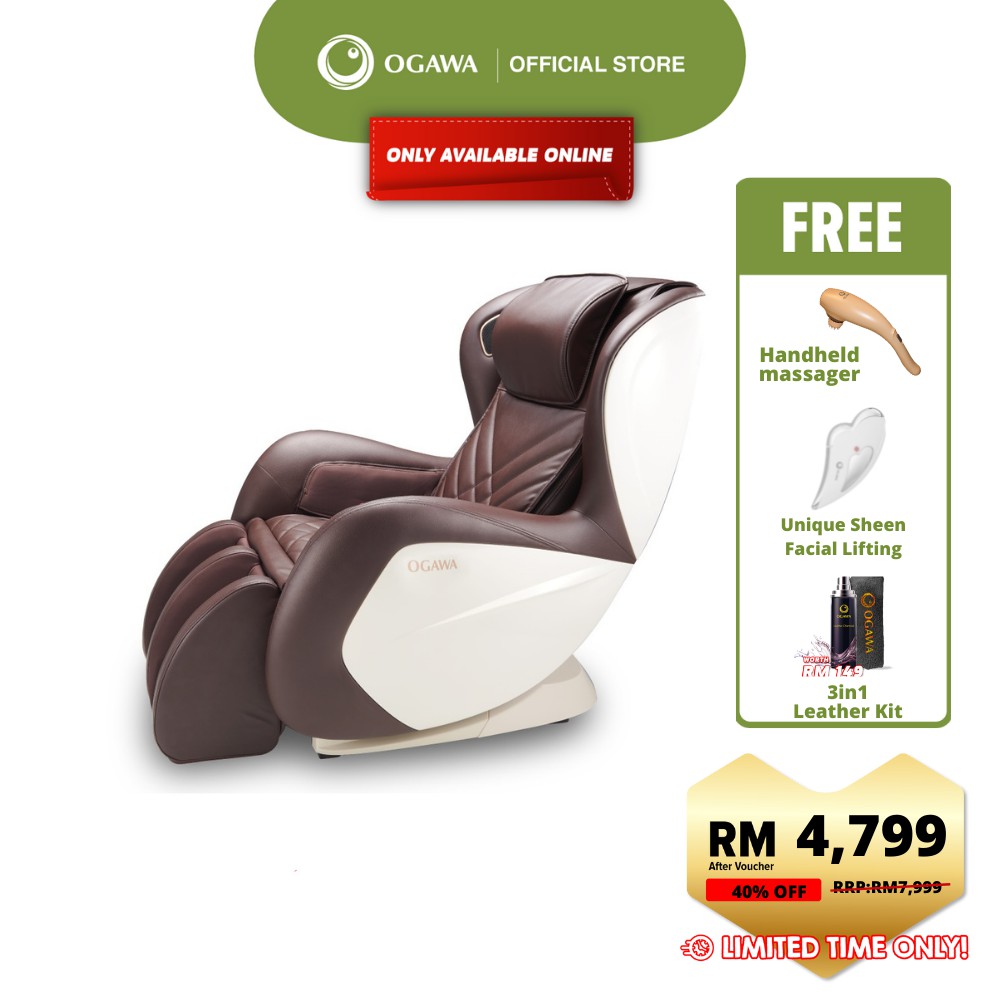 [Apply Code:OGAWAJ200]OGAWA Genix Massage Chair Free Handheld Massager ...