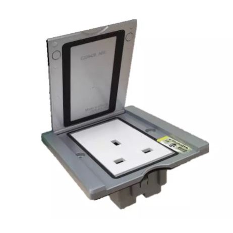 Schneider Electric Moduline Floor Socket 13a 250v Silver E228426 Abe Shopee Malaysia