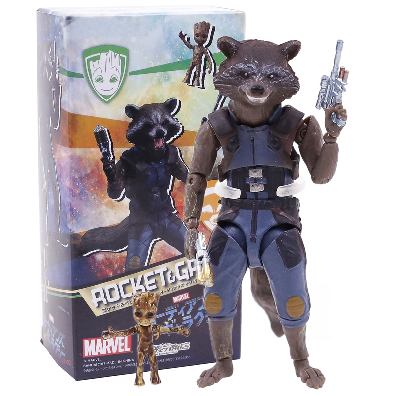 rocket and groot figure