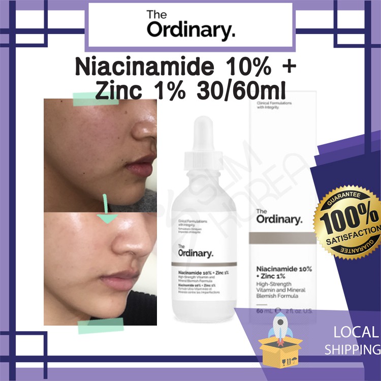 The Ordinary Niacinamide 10% + Zinc 1% (30/60ml) DECIEM ...