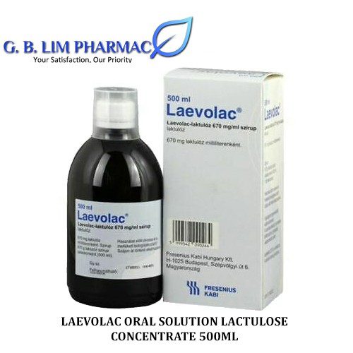 Laevolac Oral Solution Lactulose Concentrate 500ML (EXP 30042025