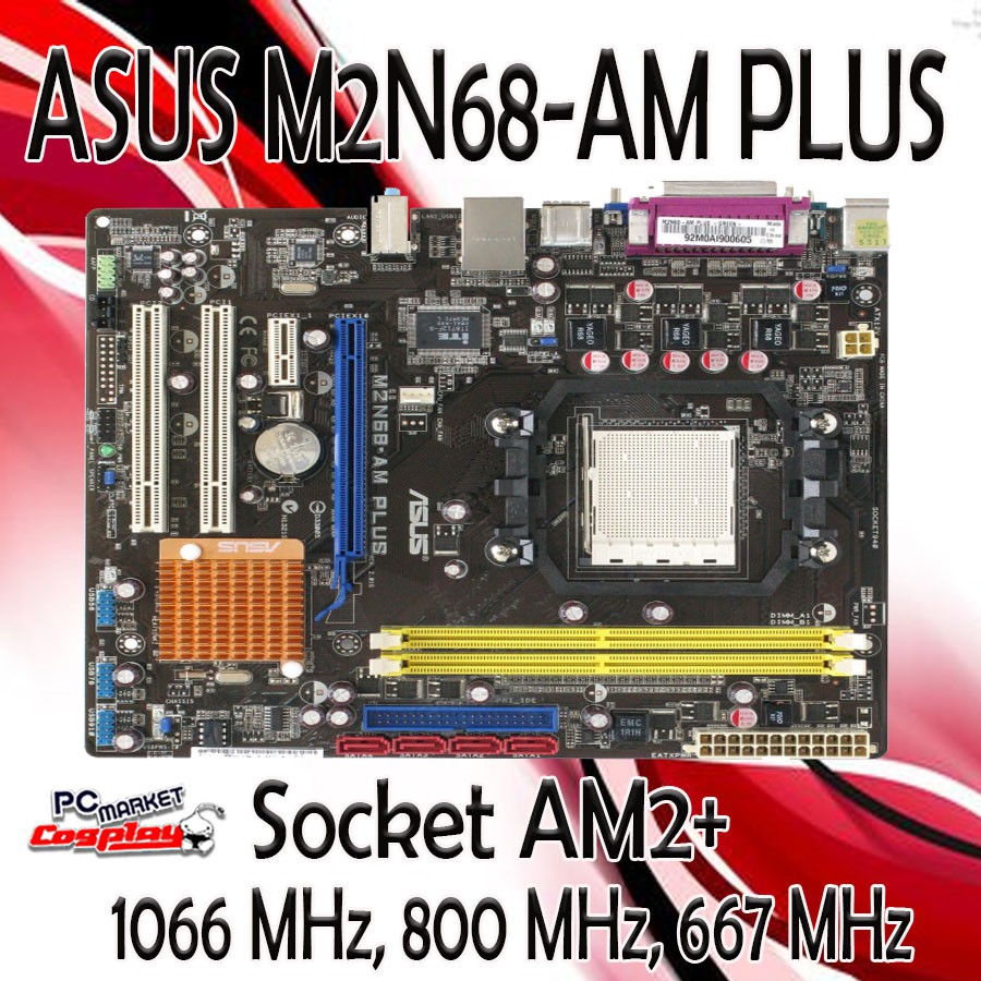 ASUS M2N68-AM PLUS - motherboard - micro ATX - Socket AM2+(refurbished