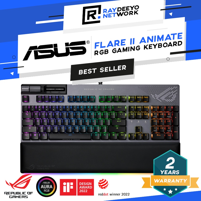 ASUS ROG Strix AX07 Flare II Animate Gaming Mechanical Keyboard
