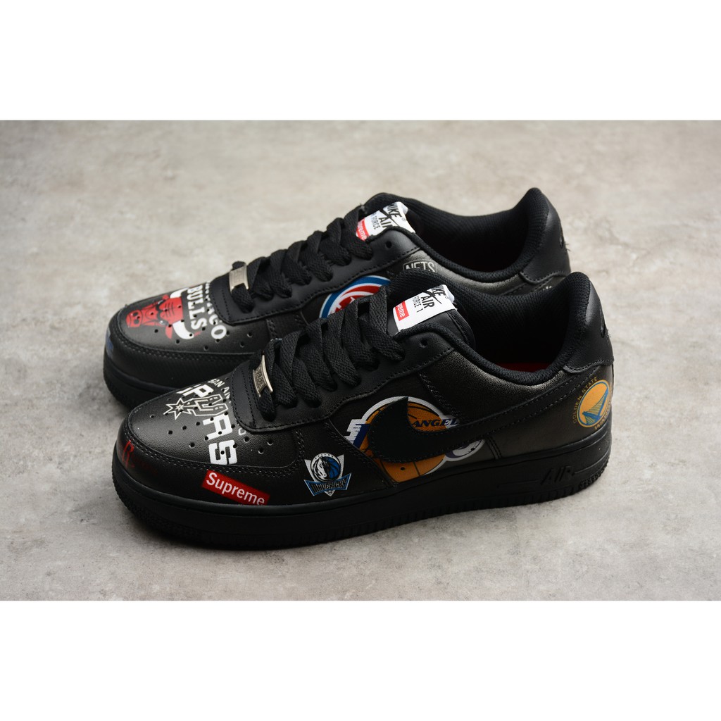 air force 1 x supreme black