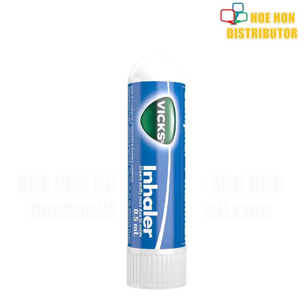 Vicks Inhaler Nasal Congestion Stuffy Runny Nose Blocked Clogged Cold