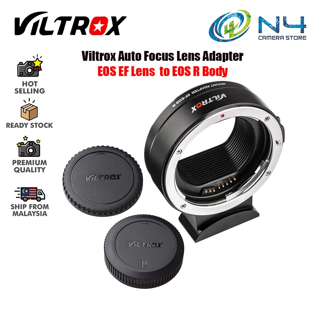 Viltrox EFEOS R Lens Mount Adapter for Canon EF or EFSMount Lens to Canon RFMount Camera