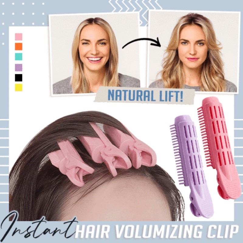 Natural Fluffy Hair Clip Hair Root Curler Clip Root Volume Fluffy Self-grip  Charm Jewelry Wave Volumizing Roller | Shopee Malaysia