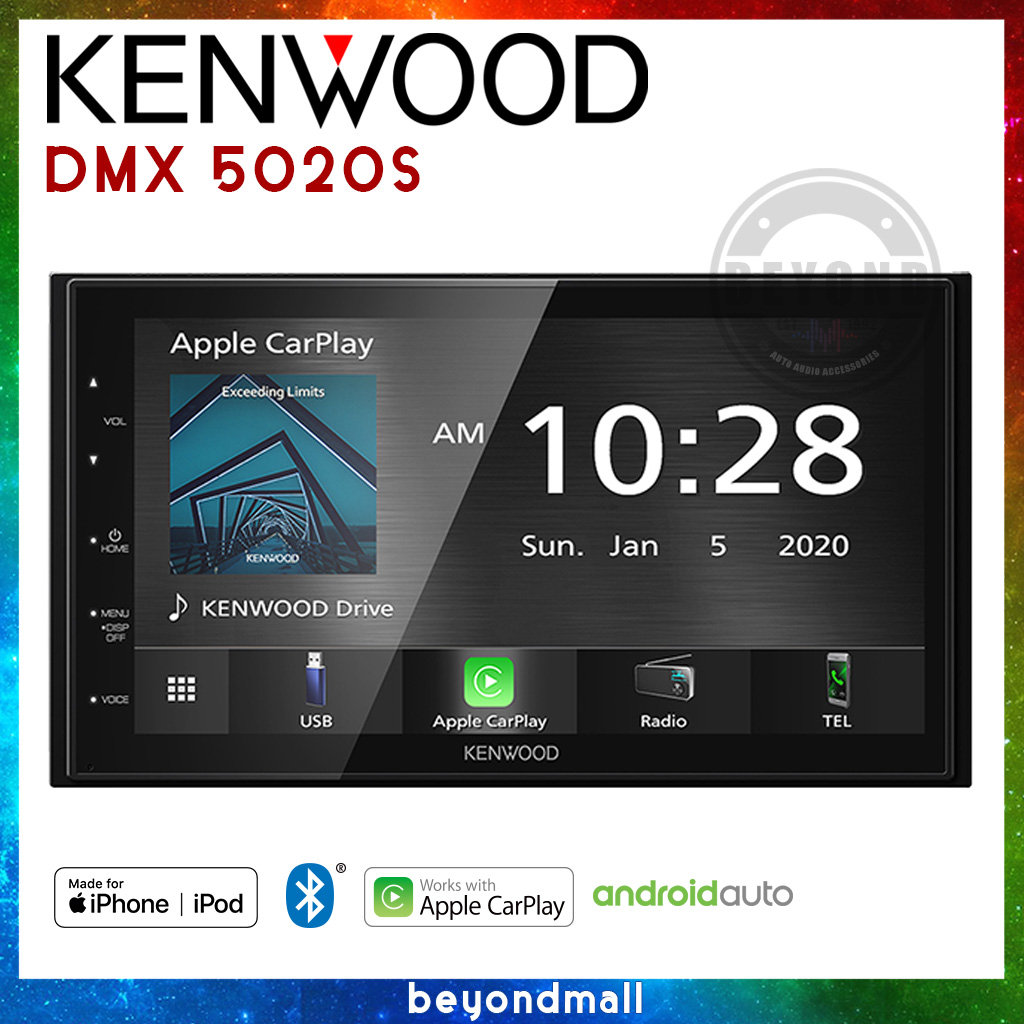 KENWOOD DMX5020S APPLE CARPLAY & USB Android AUTO 6.8INCH FULL HD AV