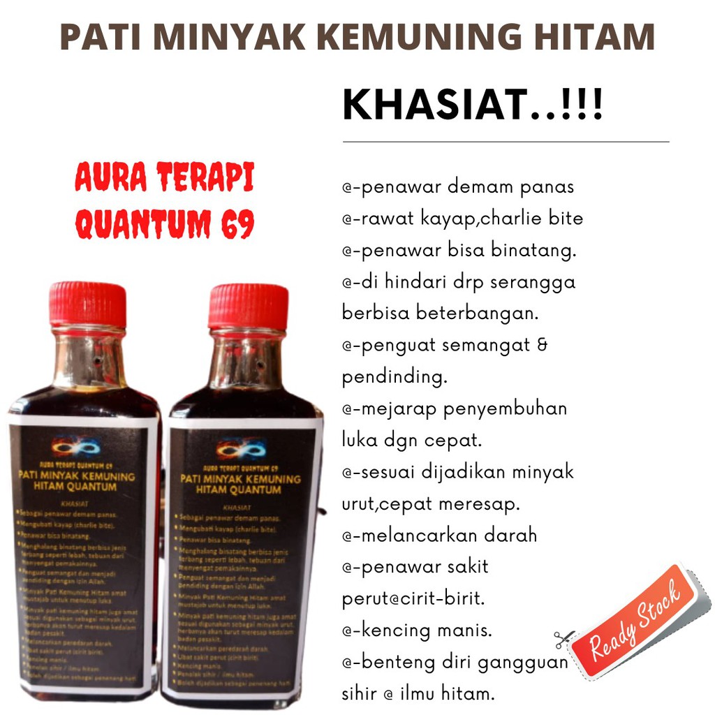  Set Promo yang menarik Minyak Urut Kayu Kemuning Hitam Untuk 