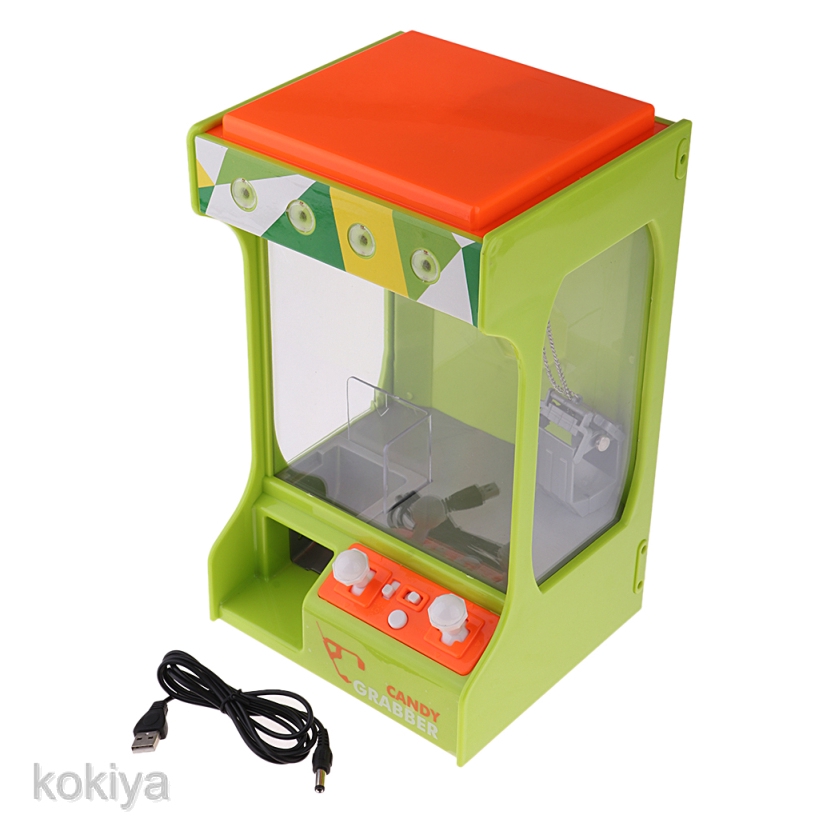 electronic claw toy grabber machine with led lights