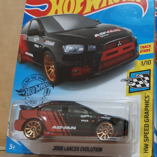 hot wheels 2008 lancer evolution