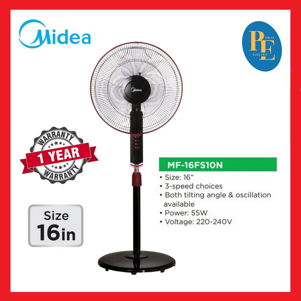 Midea Stand Fan 16 Mf 16fs10n