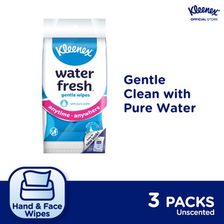 kleenex water fresh antibacterial wipes