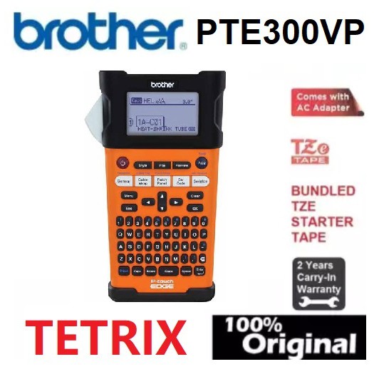 Brother PTE300VP PTouch Handheld Label Maker Labelling Machine PTE300