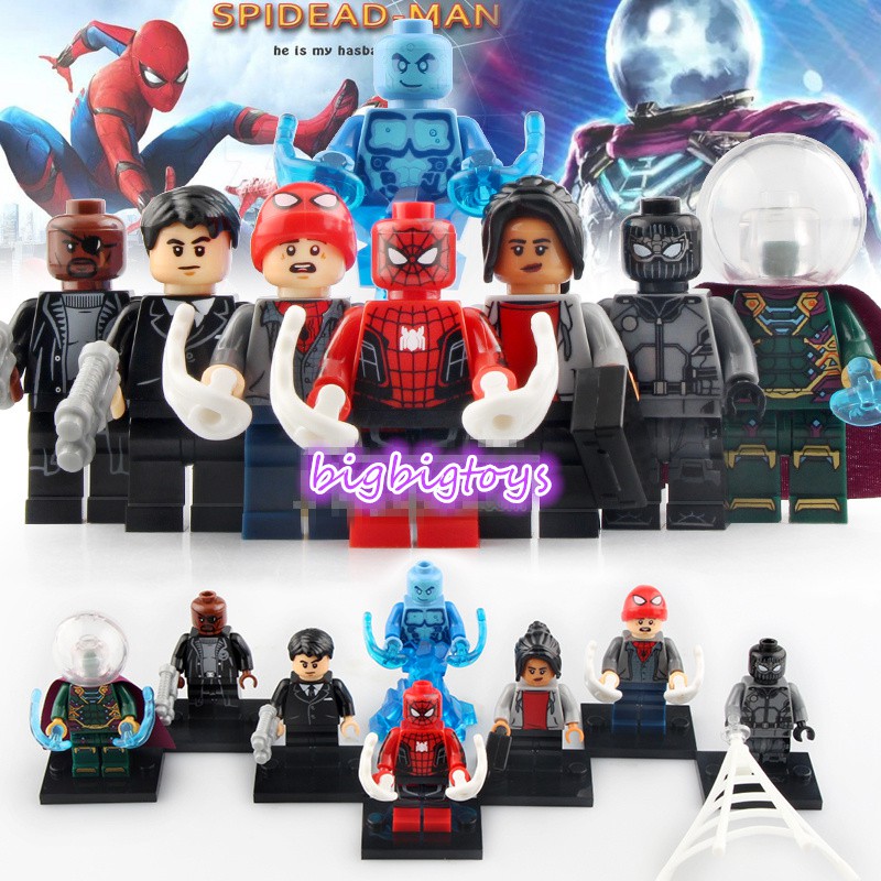 all spiderman lego figures