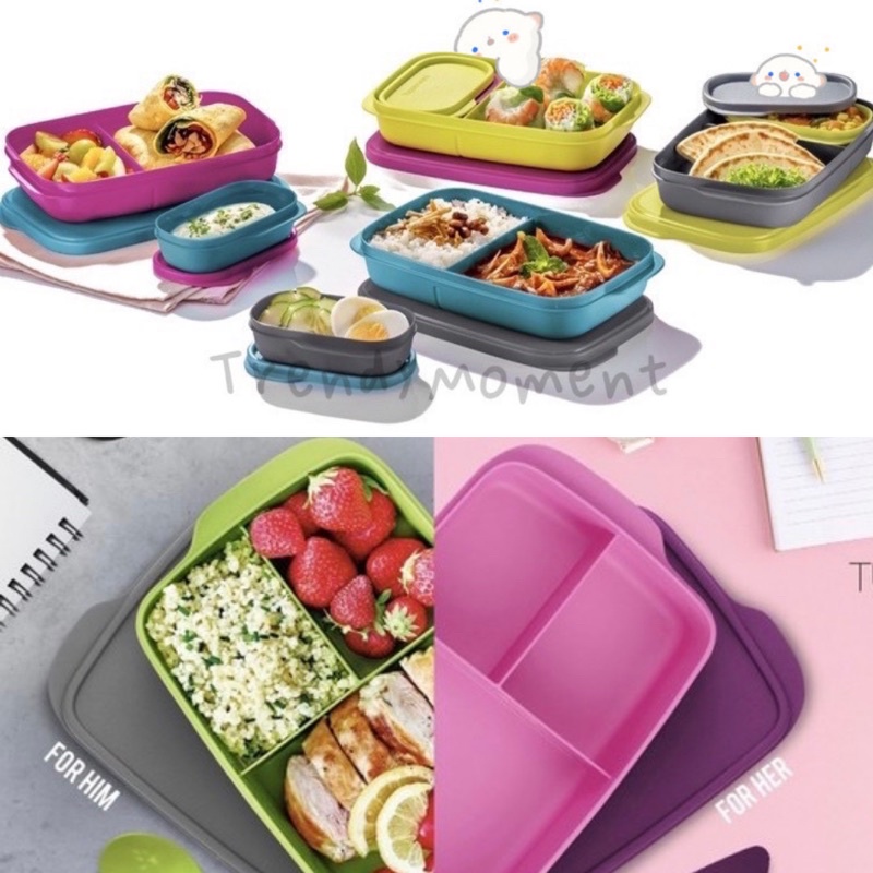 💛READYSTOCK💛 Tupperware Foodie Buddy Set / Jollitup set / Lunchbox set