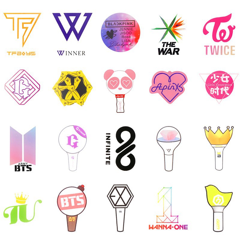 Bl 1pc Kpop Exo Twice Bts Got7 Blackpink Wannaone Finger Keychain Shopee Malaysia