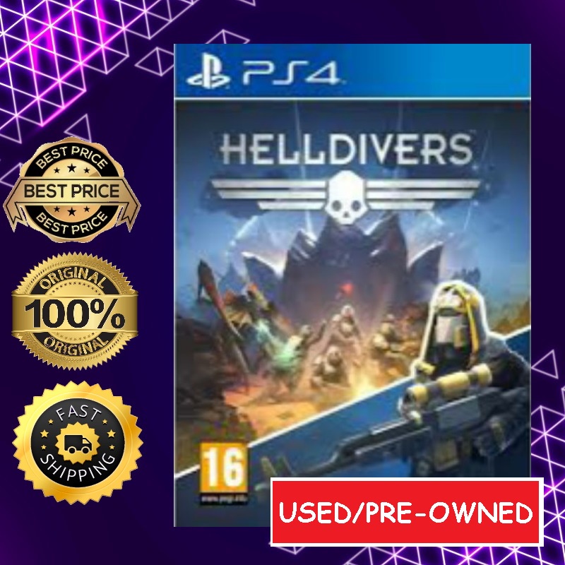 [CHEAPEST / Murah] Used/Pre-owned Helldivers CD Playstation PS4 Games