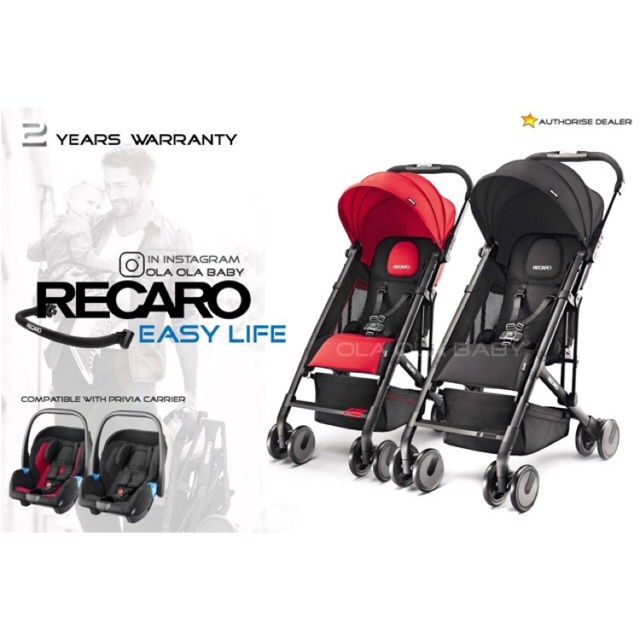 recaro car seat and stroller combo