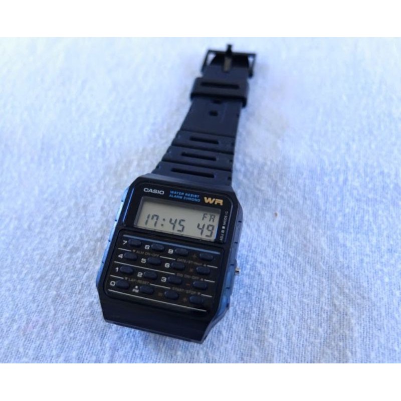 Casio Ca 53w 1zd Men Digital Calculator Black Resin Strap Original Casual Watch Shopee Malaysia